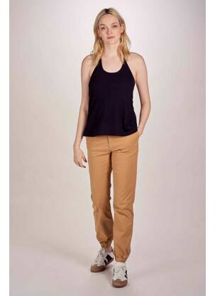 Pantalon droit marron LE FABULEUX MARCEL DE BRUXELLES femme