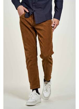 Pantalon slim marron LE FABULEUX MARCEL DE BRUXELLES homme