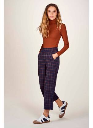 Pantalon chino bleu LE FABULEUX MARCEL DE BRUXELLES femme