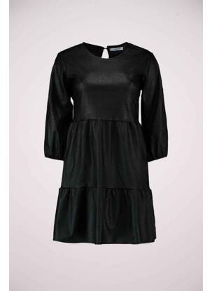 Robe mi-longue noir HAILYS femme