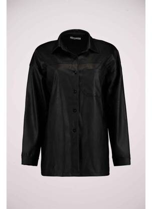 Veste simili cuir noir HAILYS femme