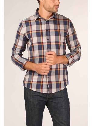 Chemise manches longues gris HAZE&FINN homme