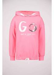 Sweat-shirt à capuche rose GARCIA pour fille seconde vue