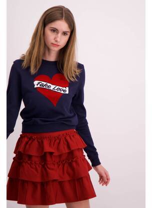 Sweat-shirt bleu NIKKIE femme