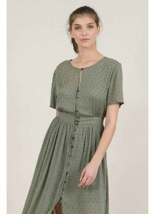 Robe longue vert MOLLY BRACKEN femme