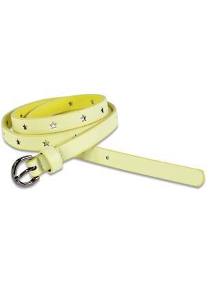 Ceinture jaune AB STUDIO femme
