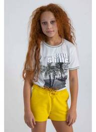 T-shirt blanc GARCIA fille