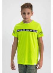 T-shirt vert GARCIA pour garçon seconde vue