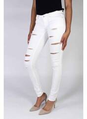 Jeans coupe slim blanc ONLY pour femme seconde vue