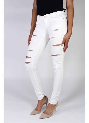 Jeans coupe slim blanc ONLY pour femme