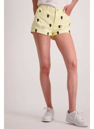 Short jaune ONLY femme