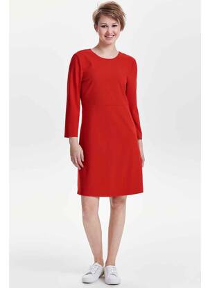 Robe mi-longue rouge ONLY femme