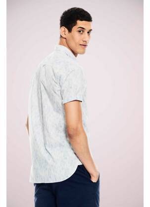 Chemise manches courtes bleu GARCIA homme