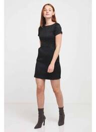 Robe mi-longue noir MOLLY BRACKEN femme