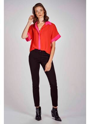 Pantalon chino noir BELLITA femme