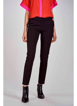 Pantalon chino noir BELLITA femme