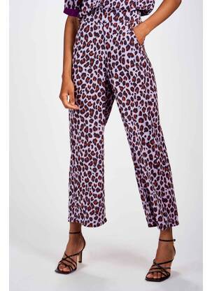 Pantalon large violet BELLITA femme
