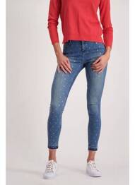 Jeans coupe slim bleu MORGAN femme