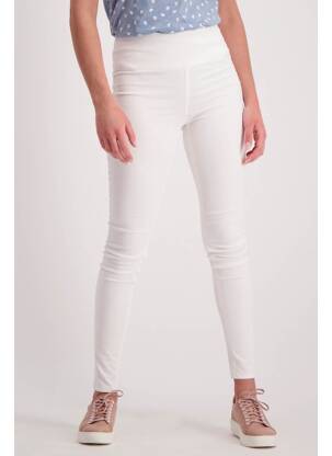 Pantalon slim blanc PIECES pour femme