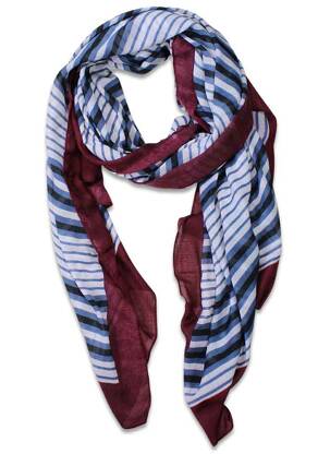Foulard rouge PIECES femme