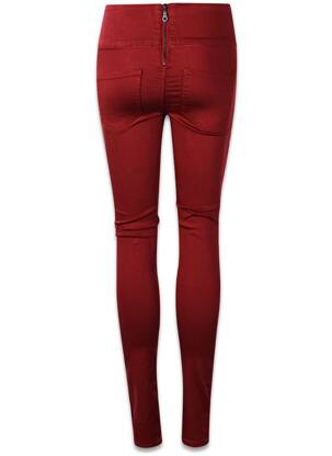 Pantalon slim rose PIECES femme