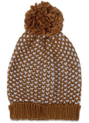 Chapeau marron PIECES pour femme