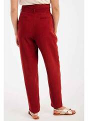 Pantalon chino rouge NAF NAF pour femme seconde vue