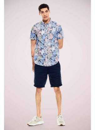 Chemise manches courtes bleu GARCIA homme