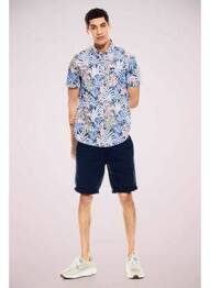 Chemise manches courtes bleu GARCIA homme