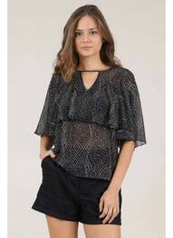 Blouse noir MOLLY BRACKEN femme