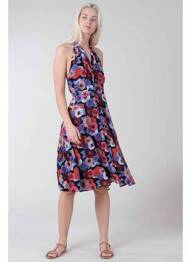 Robe mi-longue noir MOLLY BRACKEN femme