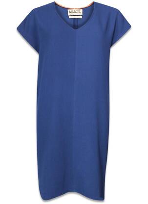 Robe mi-longue bleu LE FABULEUX MARCEL DE BRUXELLES femme