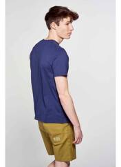 T-shirt bleu R.EV 1703 BY REMCO EVENPOEL  pour homme seconde vue