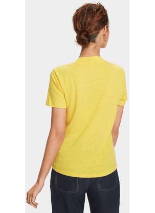 T-shirt jaune SCOTCH & SODA femme