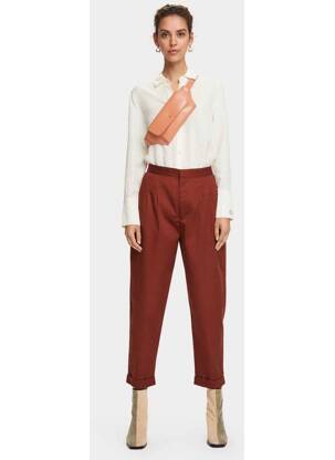 Pantalon chino marron SCOTCH & SODA femme