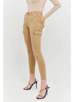 Pantalon cargo beige TALLY WEIJL femme