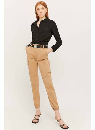 Pantalon cargo beige TALLY WEIJL femme