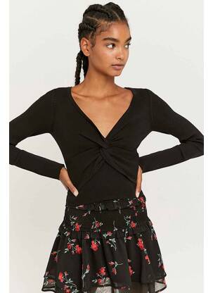 T-shirt noir TALLY WEIJL femme