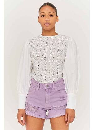 Short violet TALLY WEIJL femme