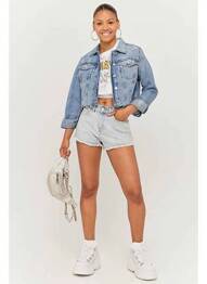 Short bleu TALLY WEIJL femme