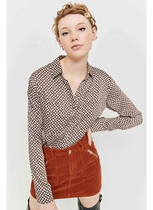 Jupe courte marron TALLY WEIJL femme