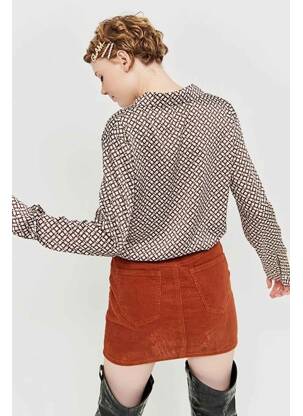 Jupe courte marron TALLY WEIJL femme