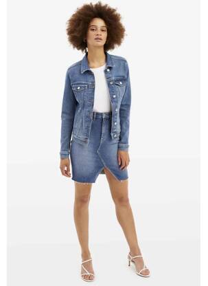 Jupe mi-longue bleu TALLY WEIJL femme