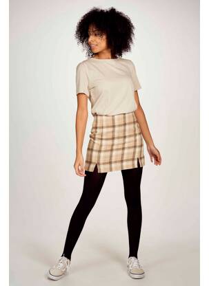 Jupe courte beige TALLY WEIJL femme
