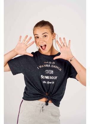 T-shirt bleu STIEN EDLUND femme