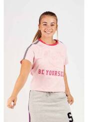 T-shirt rose STIEN EDLUND pour femme seconde vue