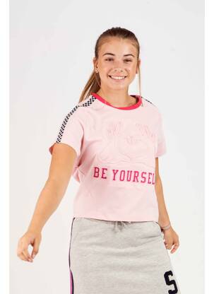 T-shirt rose STIEN EDLUND pour femme