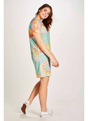 Robe mi-longue vert STIEN EDLUND femme