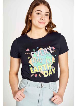 T-shirt bleu STIEN EDLUND femme