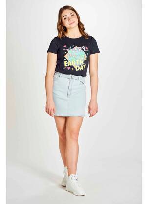 T-shirt bleu STIEN EDLUND femme